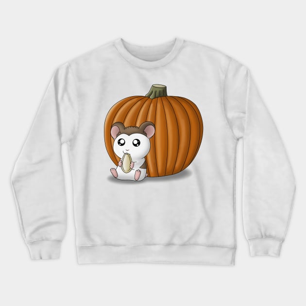 Mochi Pumpkin Seed Crewneck Sweatshirt by Firestorm Fox